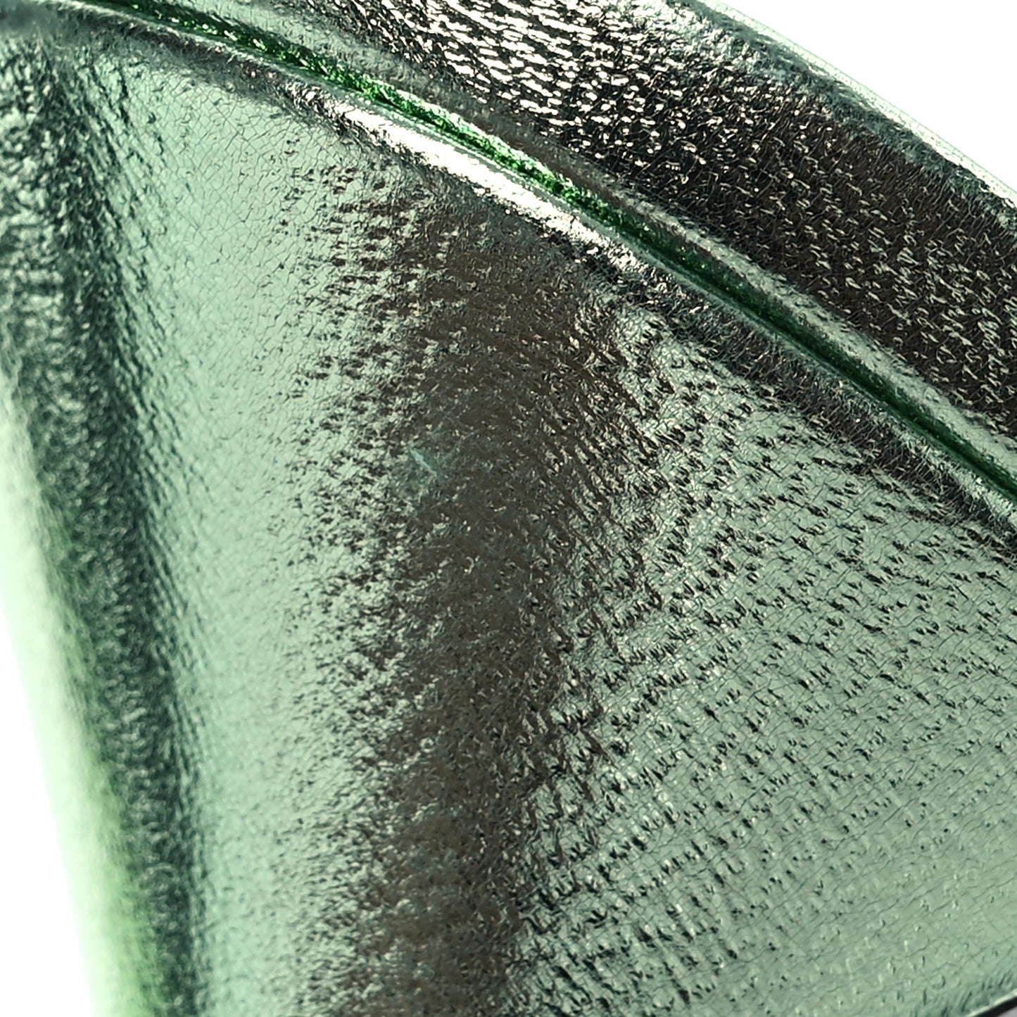 Metallic Nappa La 16 Mule Sandals 40 Green