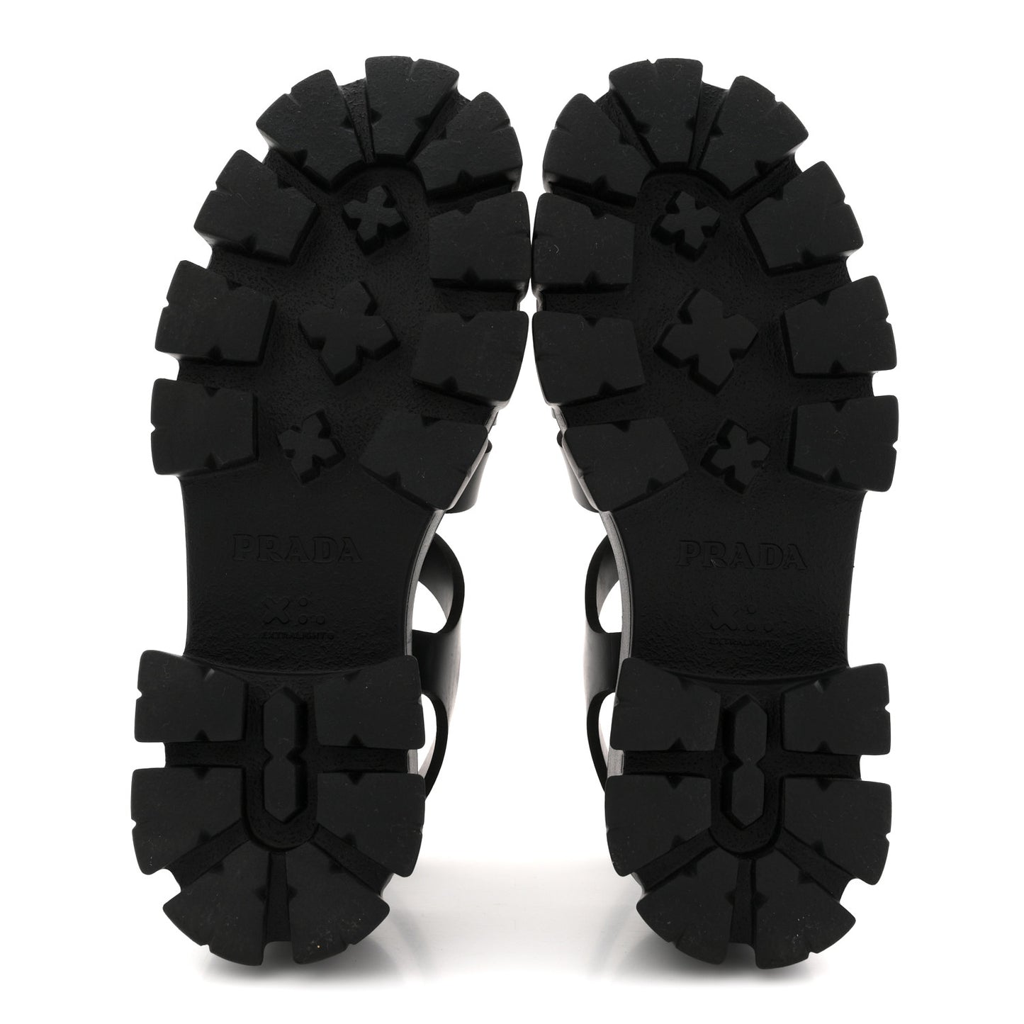 Foam Rubber Triangle Logo Monolith 55mm Cage Sandals 39 Black