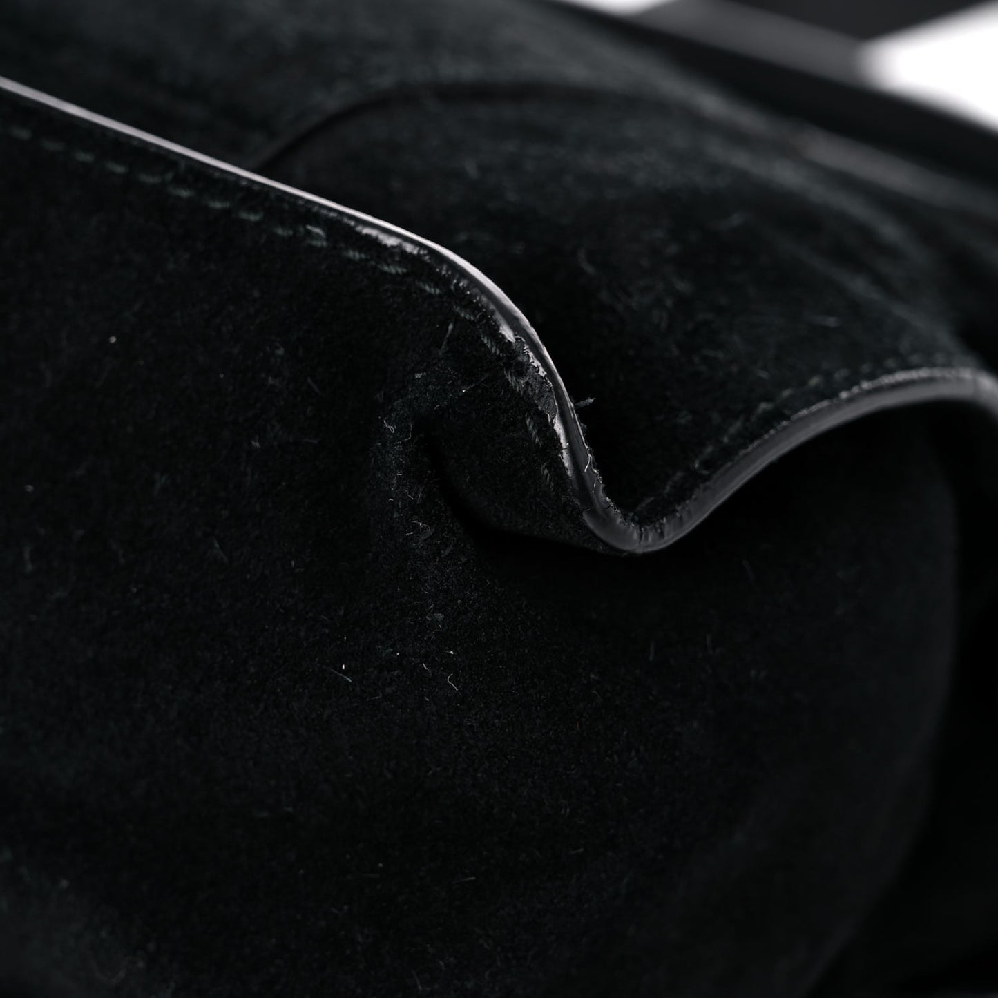 Suede Tiny PS1 Satchel Black