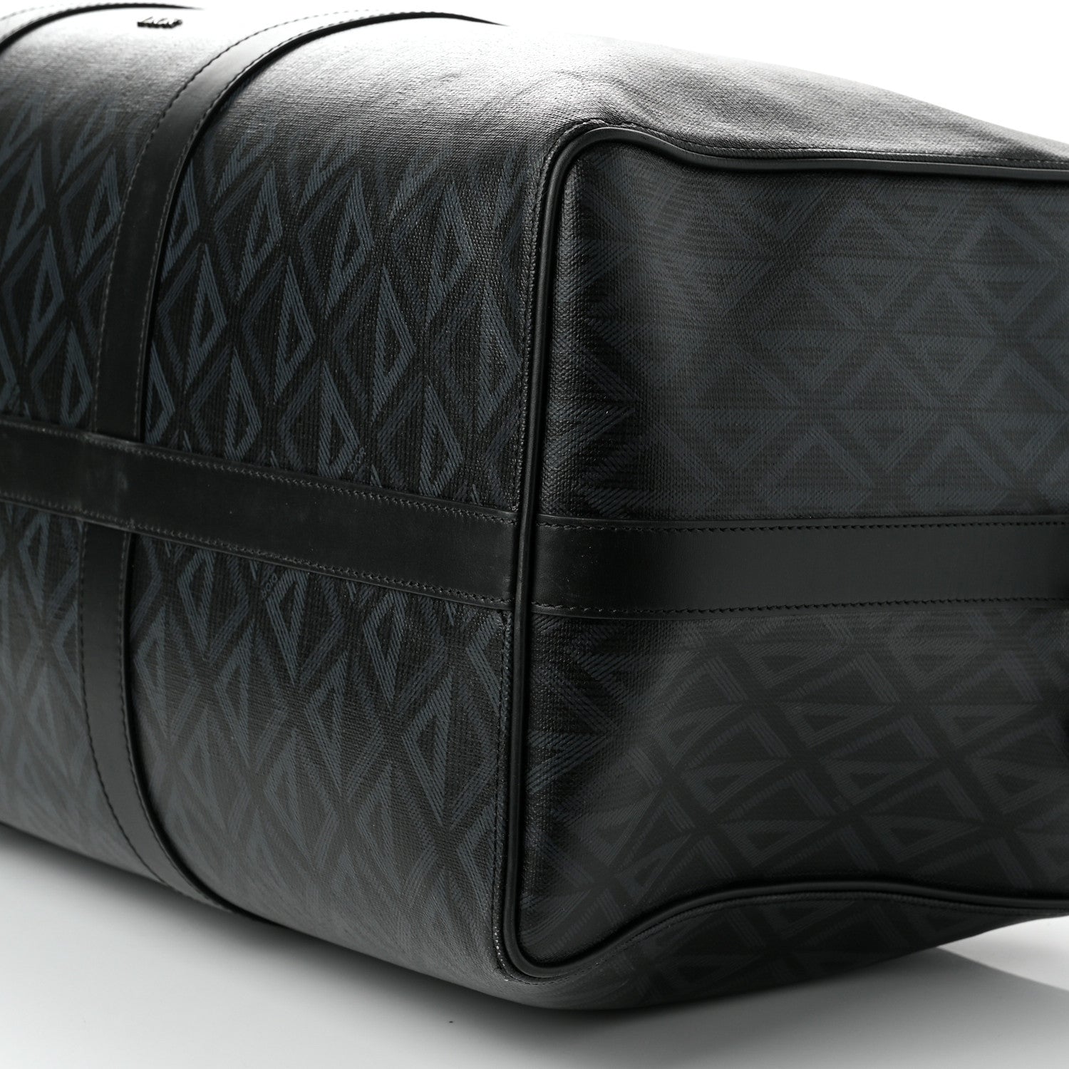 Christian Dior Coated Canvas CD Diamond Lingot 50 Bag Black 9 of 9