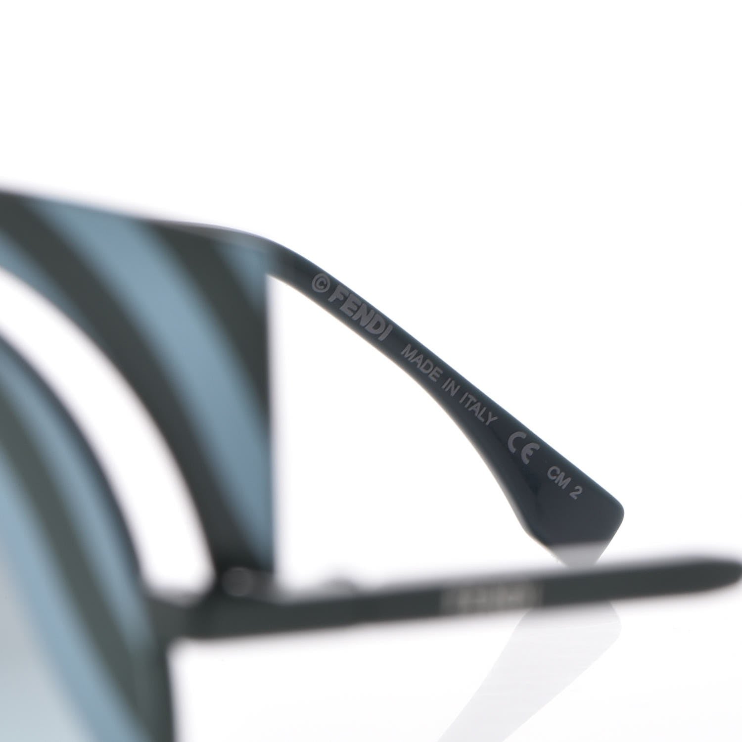 Fendi Hypnoshine Sunglasses FF 0215/S Matte Blue Green 5 of 8