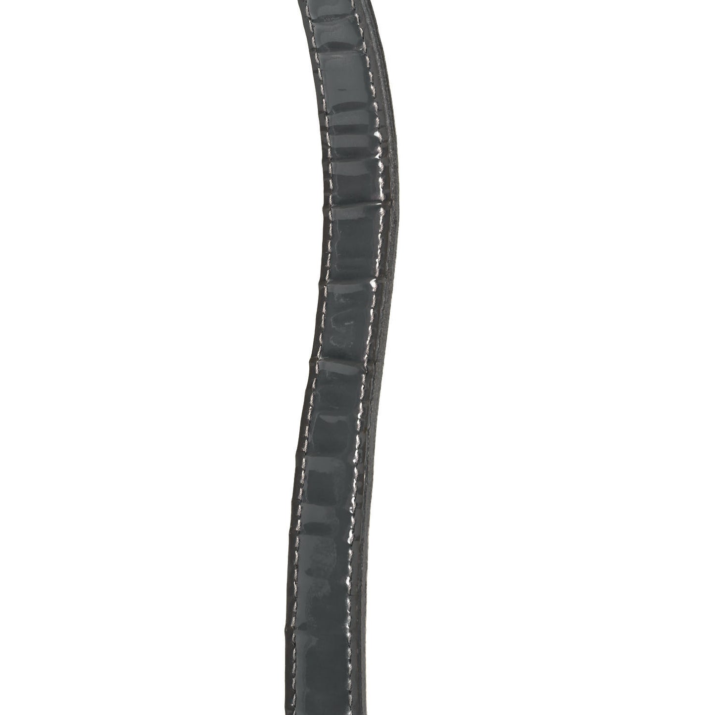 Metallic Patent Micro-Cannage Small Diorama Flap Bag Silver