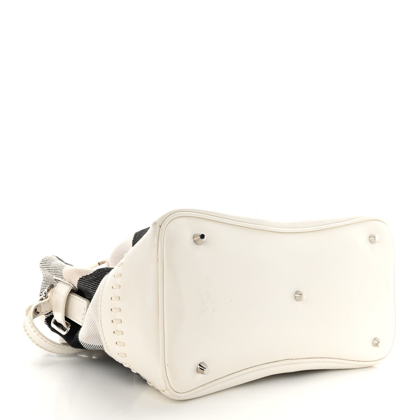Canvas Mega Nova Check Shoulder Bag Pale Beige