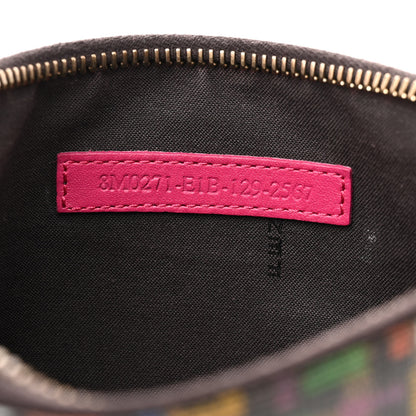 Fendi Zucchino Spalmati FF Multicolor Pochette Tobacco Multicolor Fuchsia 7 of 12