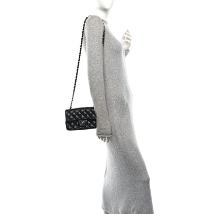 Chanel Lambskin Quilted Mini Rectangular Flap Black 2 of 11