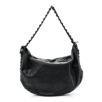 Chanel Calfskin Modern Chain Hobo Black 1 of 11