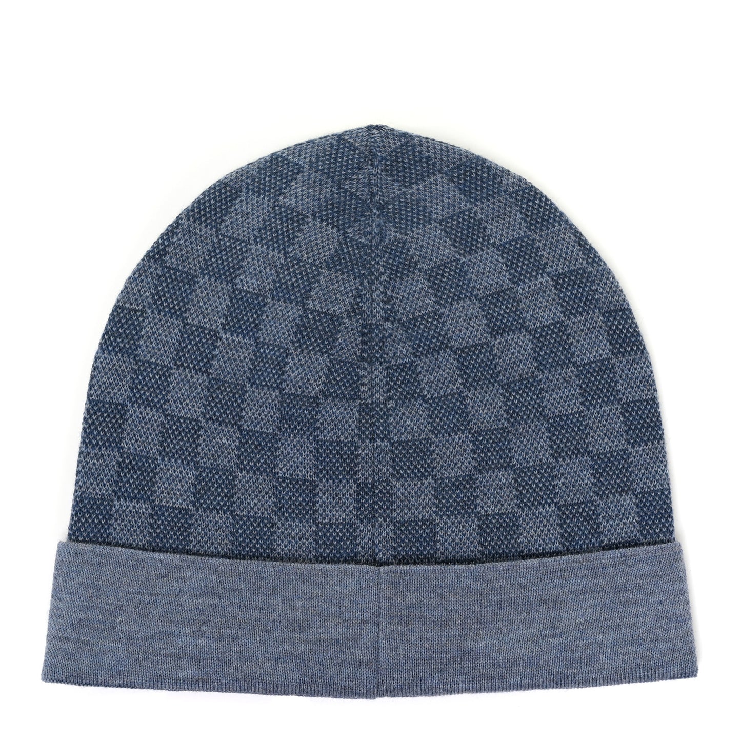 Wool Petit Damier Hat NM Light Blue