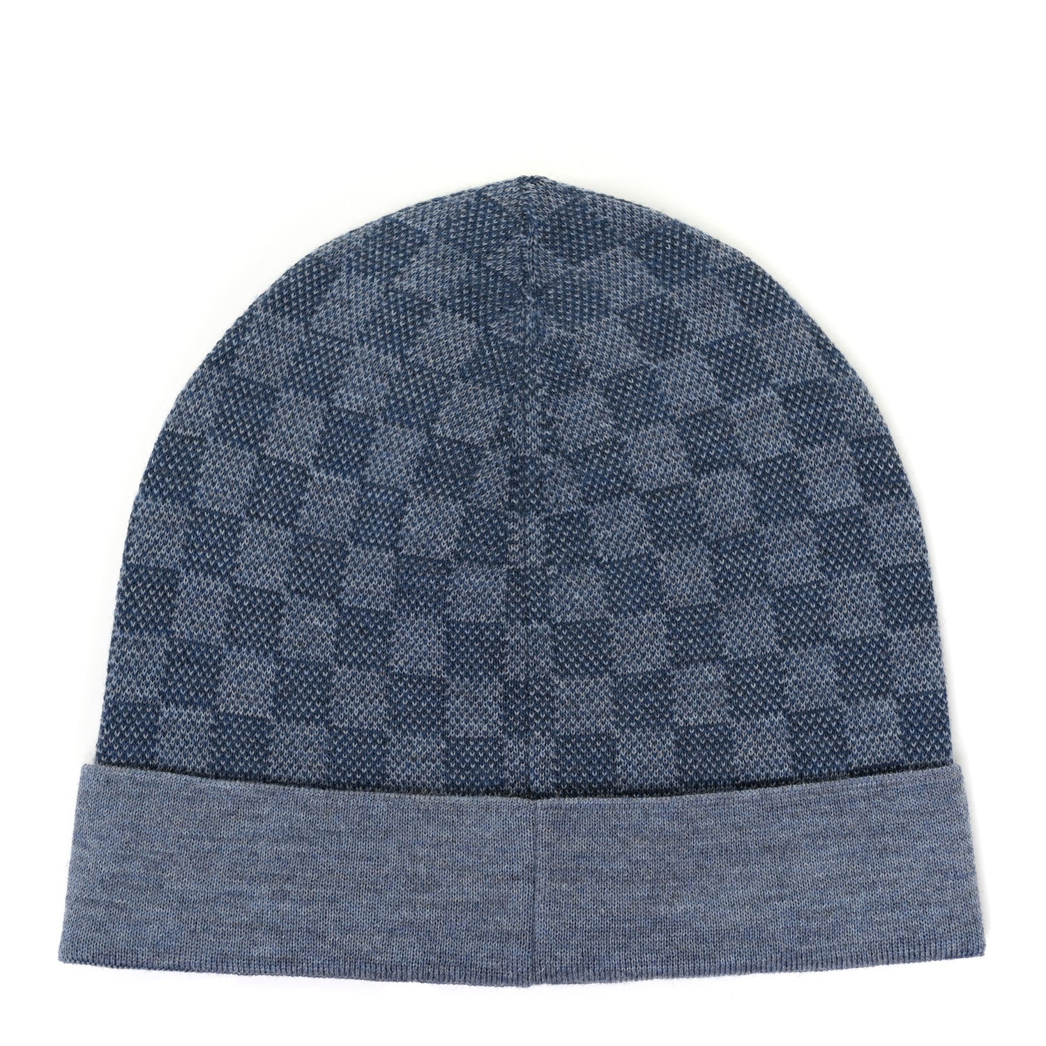 Louis Vuitton Wool Petit Damier Hat NM Light Blue 2 of 4