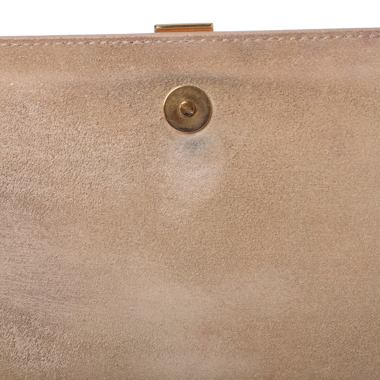 Calfskin Classic Y Ligne Clutch Light Beige