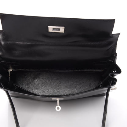 Hermes Box Kelly Retourne 32 Black 8 of 45