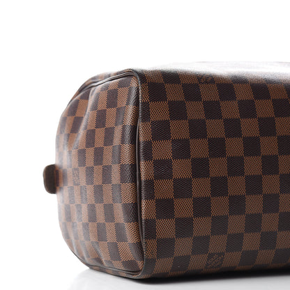 Louis Vuitton Damier Ebene Speedy 30 7 of 9