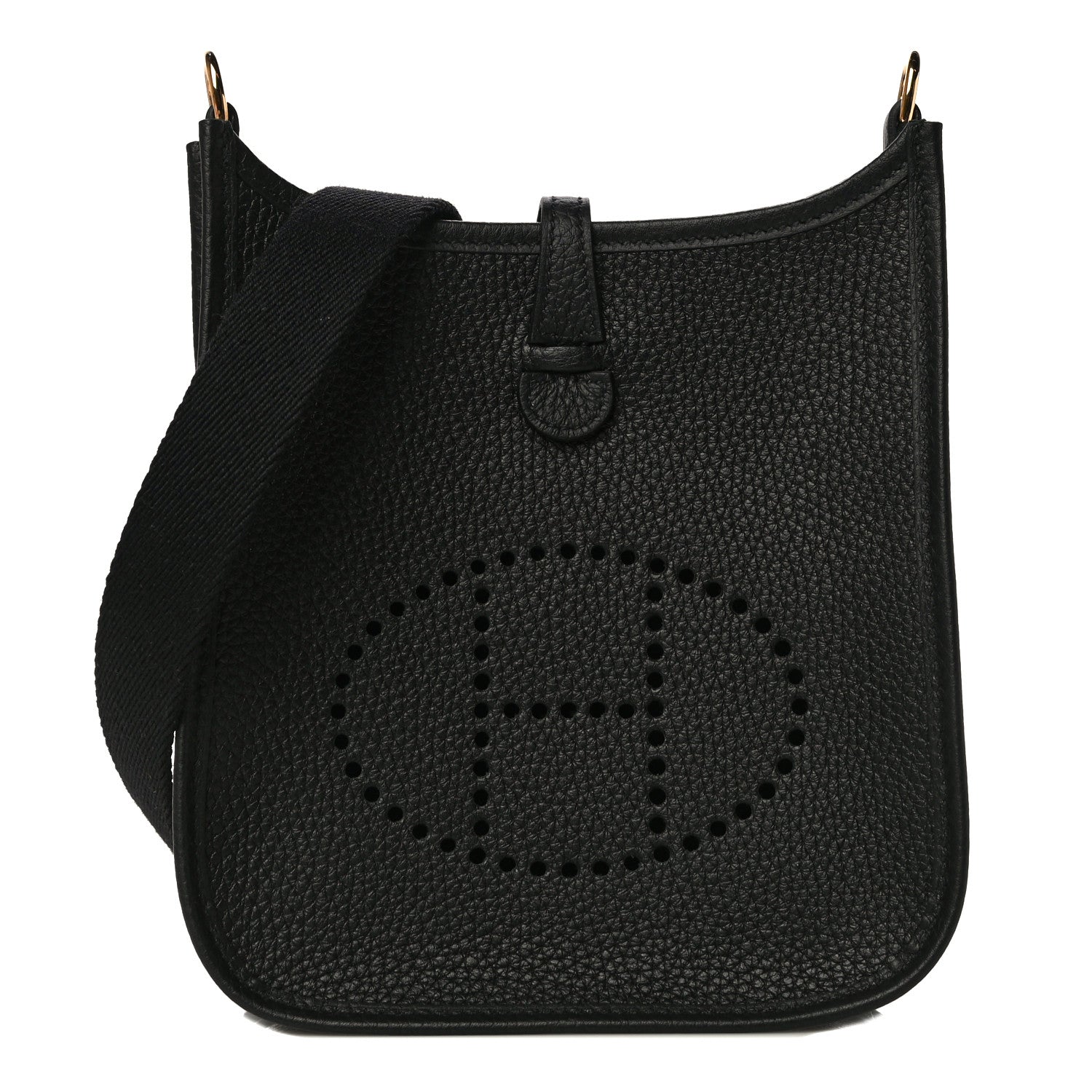 Hermes Taurillon Clemence Evelyne TPM Black 1 of 10