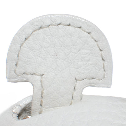 Hermes Taurillon Clemence Evelyne PM Blanc 5 of 7