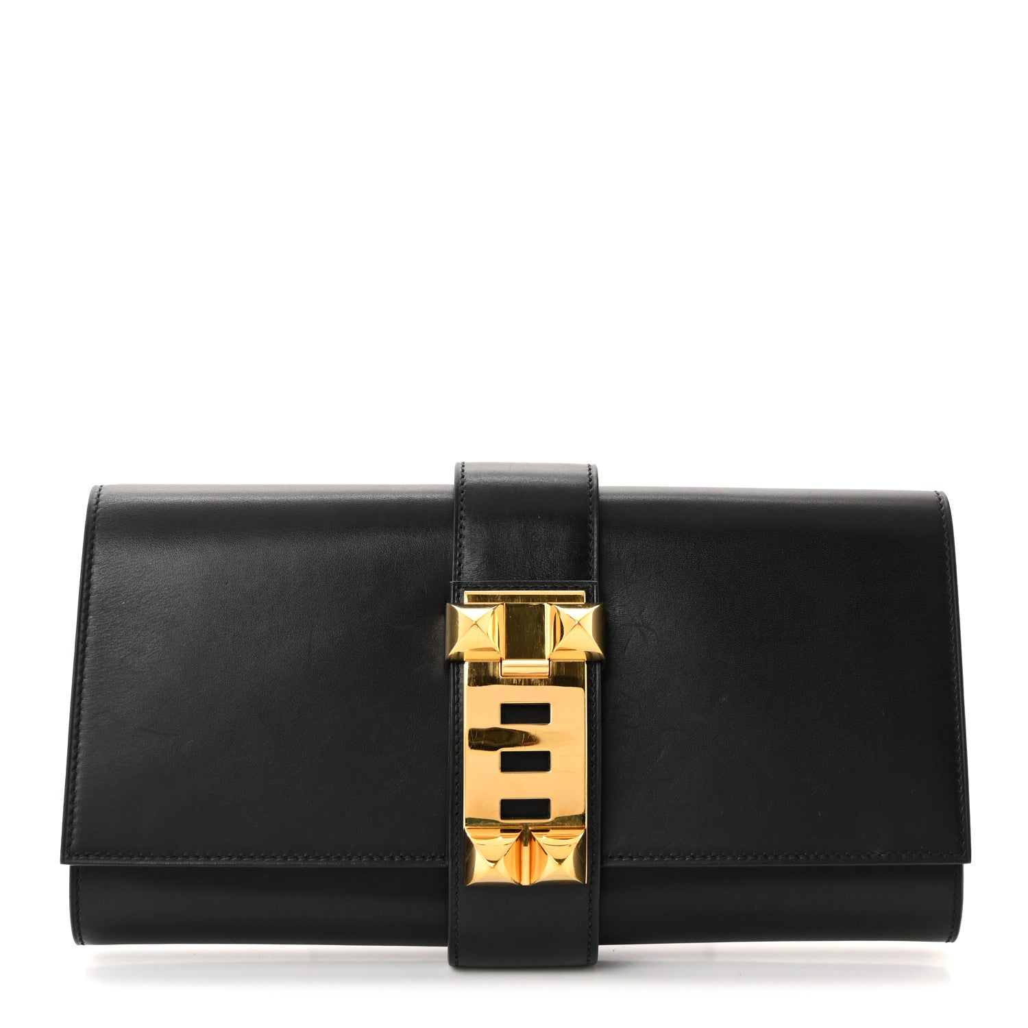Hermes Box Medor 29 Clutch Black 1810978 – FASHIONPHILE