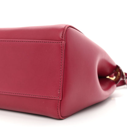 Fendi Nappa Monster Eyes Mini Peekaboo Iconic Satchel Amarena Fiamma 12 of 13