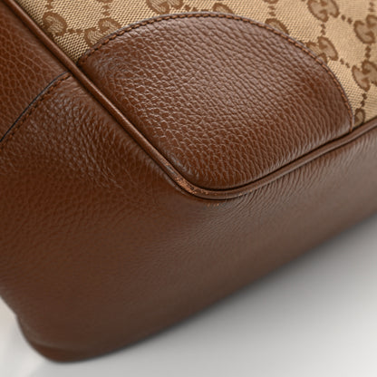 Gucci Monogram Medium Bree Zippered Tote Beige Tabacco 12 of 14