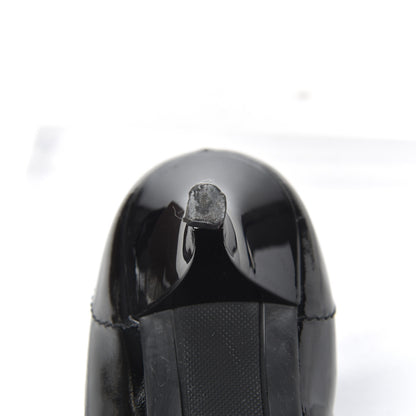 Louis Vuitton Patent Fringe Pumps 38.5 Black 10 of 18