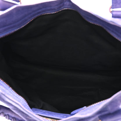 Balenciaga Agneau Giant 21 Rose Gold Hardware City Bleu Lavande 6 of 12