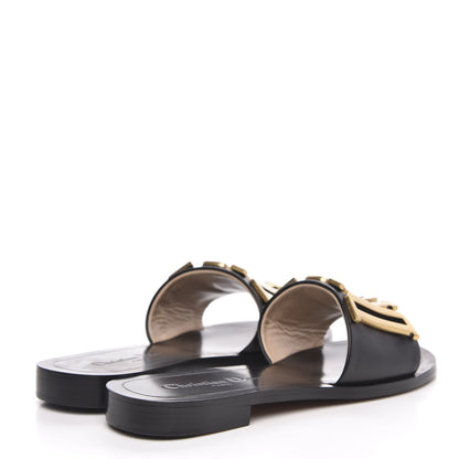 Christian Dior Calfskin Dio(r)evolution 10mm Slide Sandals 37 Black 4 of 9