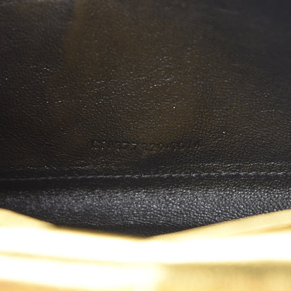 Saint Laurent Metallic Calfskin Monogram Chain Wallet Gold 7 of 15