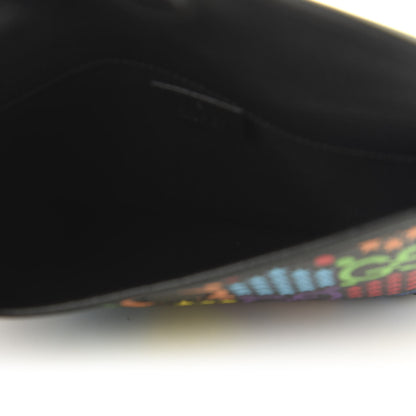 Gucci GG Supreme Monogram Psychedelic Slim Belt Bag Black 4 of 9