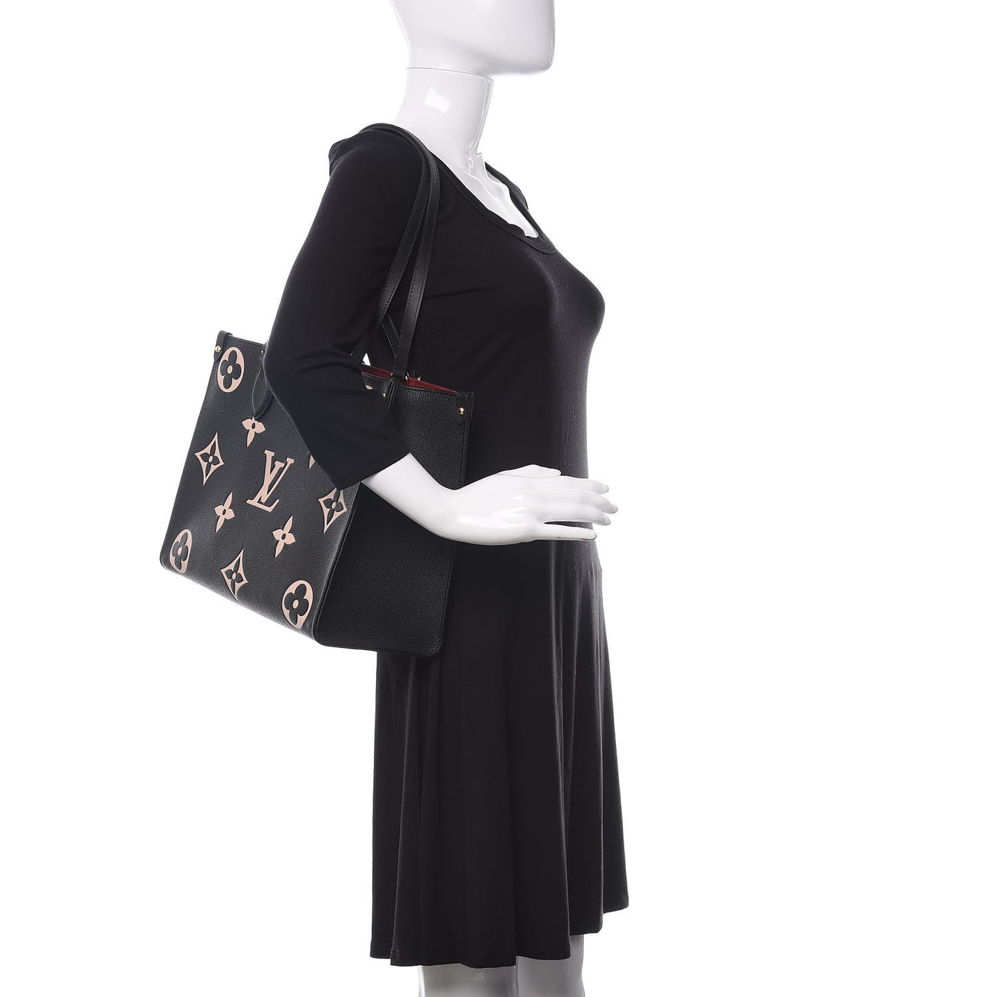 Empreinte Monogram Giant Onthego MM Black Beige