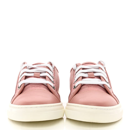 Gucci GG Monogram Calfskin Womens Low Top Sneakers 37 Pink Soft Pink 2 of 14