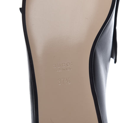 Gucci Nappa Queen Margaret Loafers 37.5 Black 8 of 9