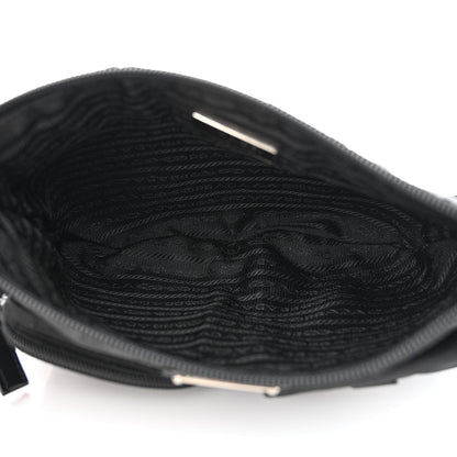 Prada Tessuto Nylon Soft Calfskin Sling Belt Bag Black 5 of 16