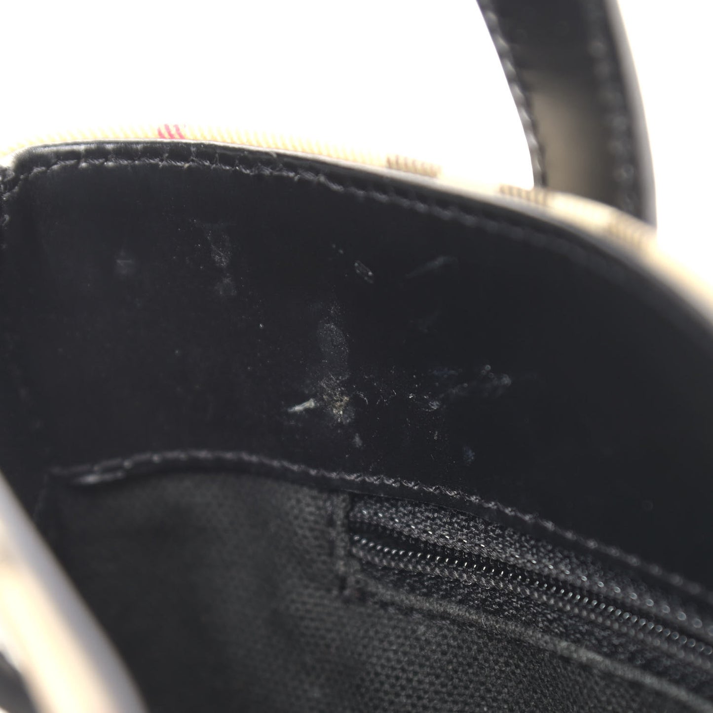 House Check Small Tote Black