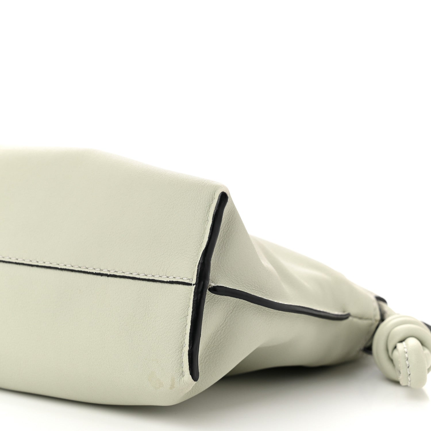 Loewe Calfskin Mini Flamenco Knot Clutch Light Celadon 9 of 10