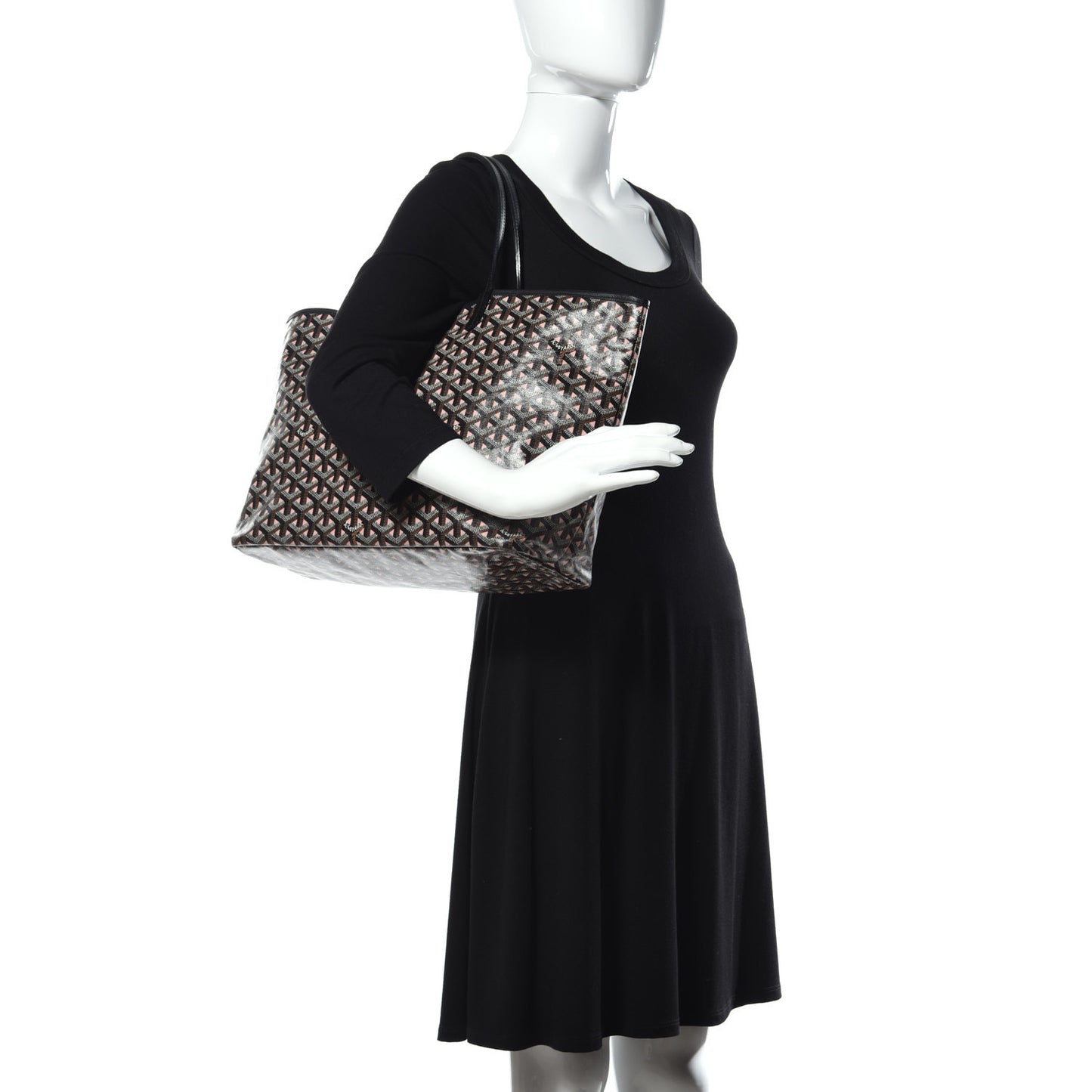 Goyardine Saint Louis Claire Voie PM Black Pink