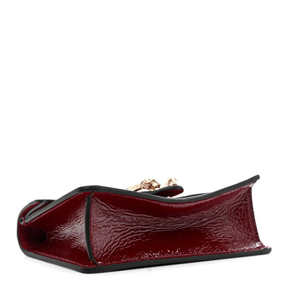 Gucci Crinkled Patent Mini Dionysus Shoulder Bag Rosso Ancora Red 3 of 9