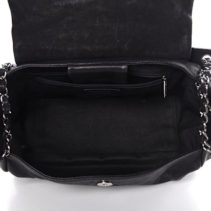 Chanel Calfskin Diamond Stitch Accordion Flap Black 5 of 14