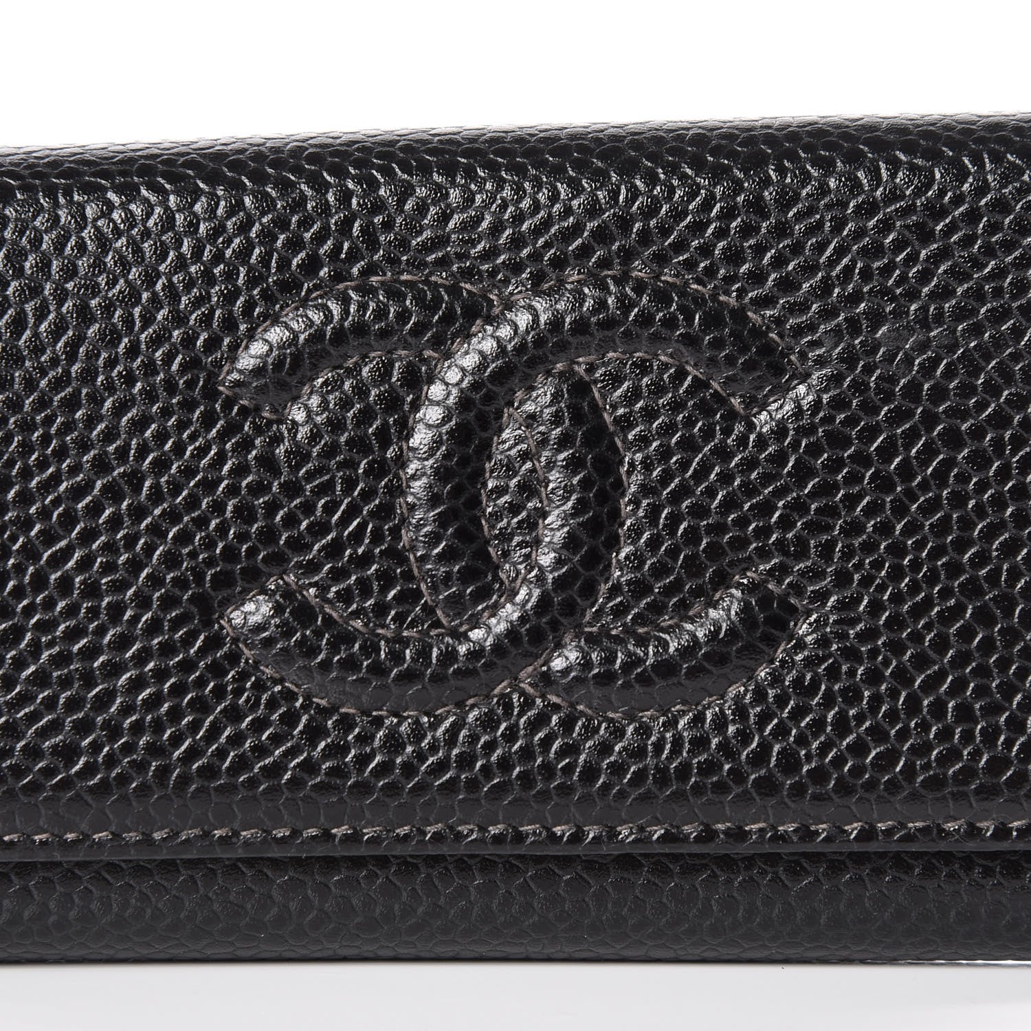 Chanel Caviar Timeless CC 6 Key Holder Case Black 11 of 11