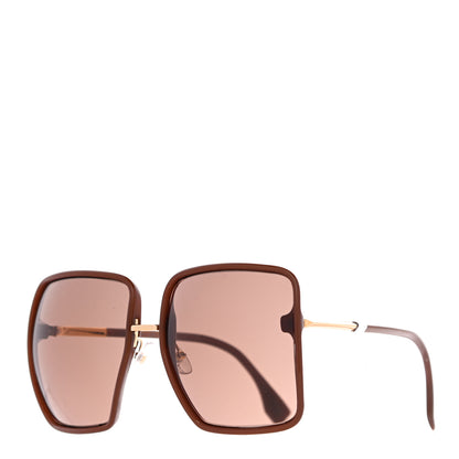 Fendi Square Sunglasses FF 0402/S Brown 1 of 7