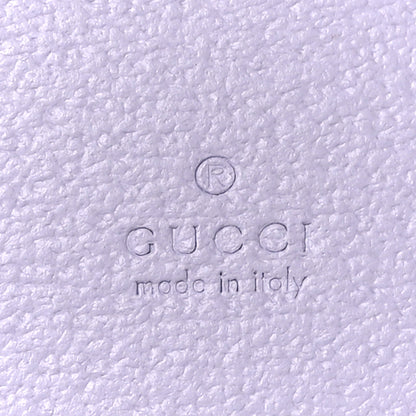 Gucci Monogram Jumbo GG Textured Dollar Calfskin Ophidia Card Case Beige Lapis 7 of 8