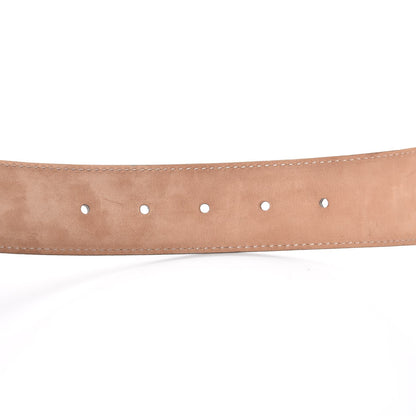 Gucci Moon Calfskin Interlocking G 37mm Belt 80 32 Storm Grey 5 of 8