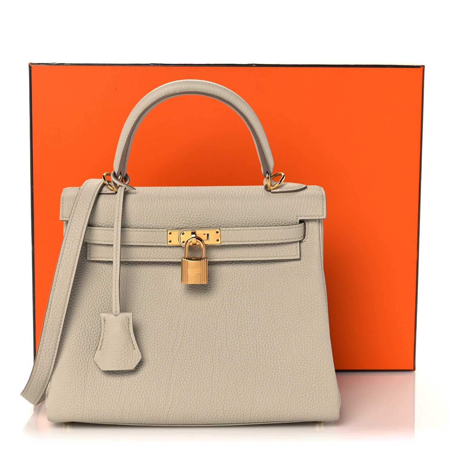 Hermes Togo Kelly Retourne 25 Beton 38 of 38