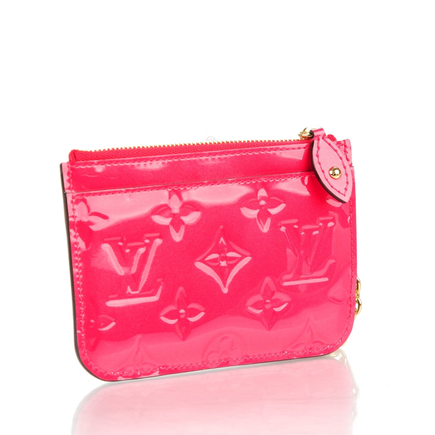 Louis Vuitton Vernis Key Pouch Hot Pink 3 of 7