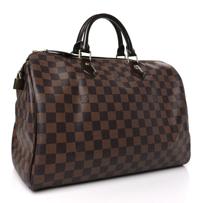 Louis Vuitton Damier Ebene Speedy 35 3 of 9
