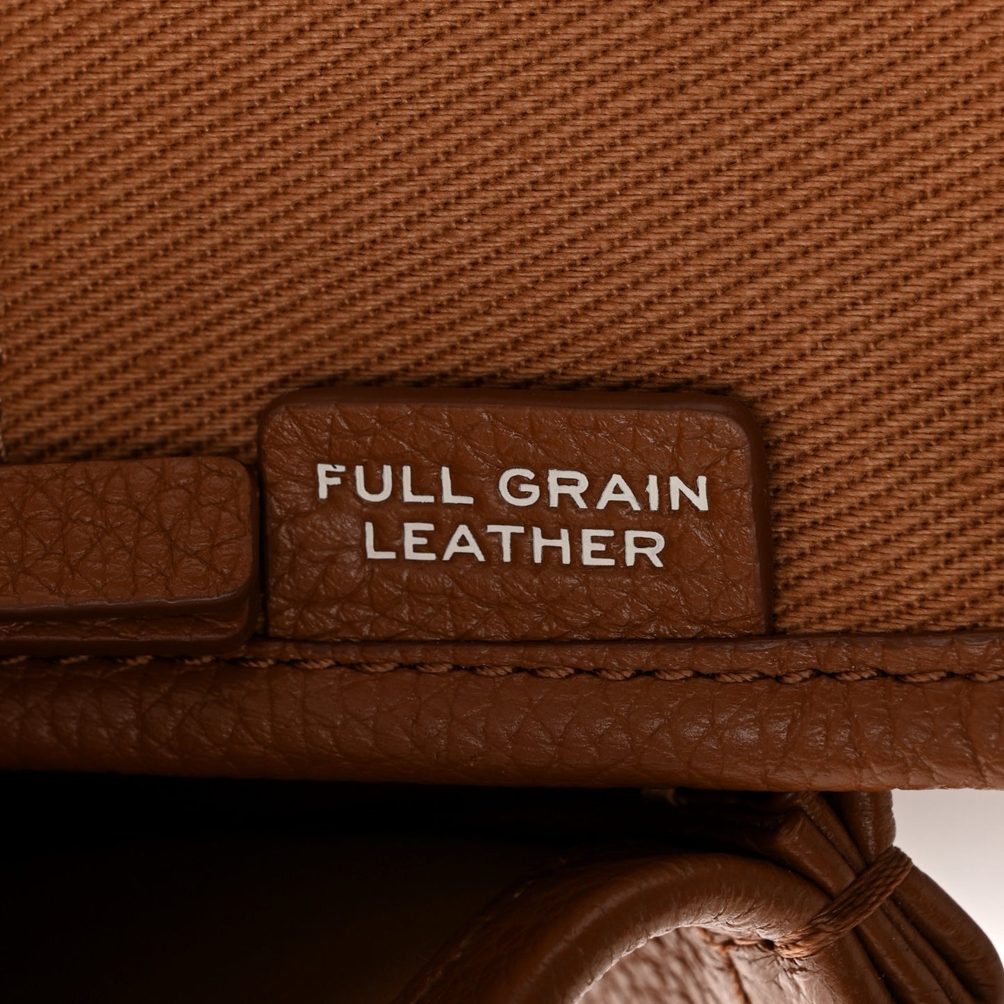 Grained Calfskin Medium The Tote Bag Argan Oil