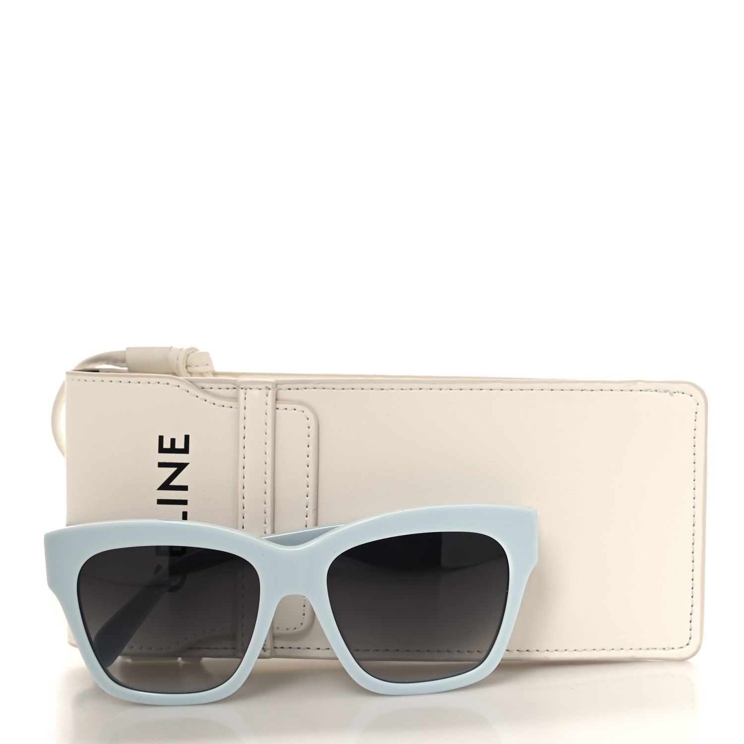 Celine Acetate Triomphe Sunglasses CL 40253I Light Blue 7 of 7