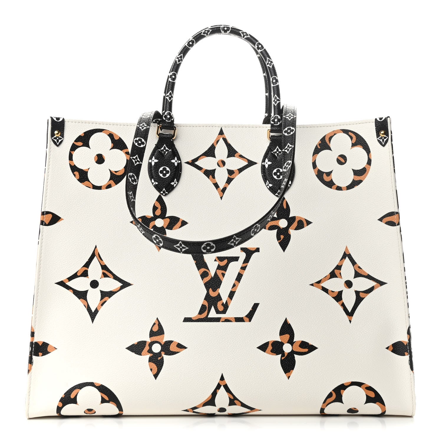 Louis Vuitton Monogram Giant Jungle Onthego GM Ivory 1 of 10