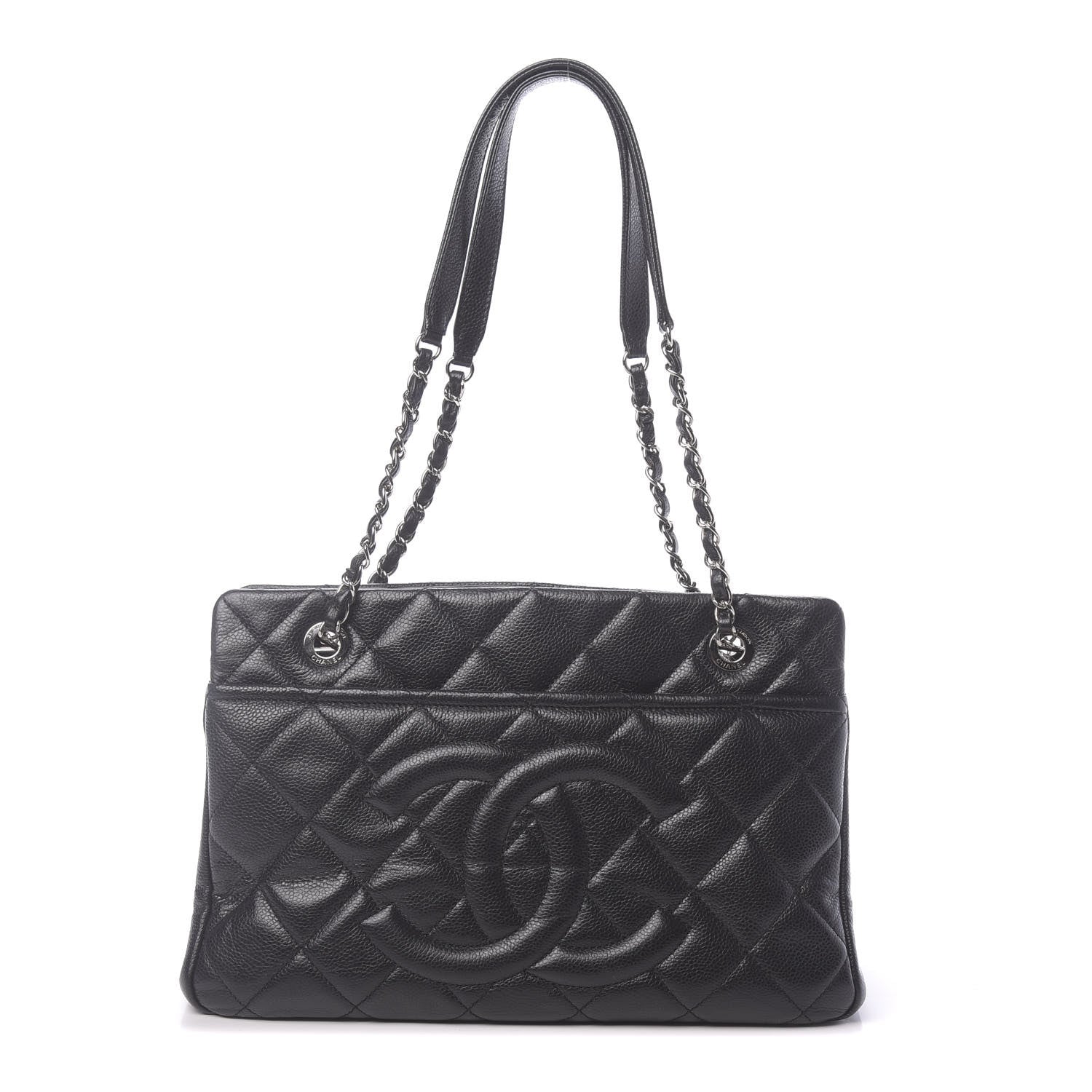 Chanel Caviar Quilted Timeless CC Soft Tote Black 1 of 10