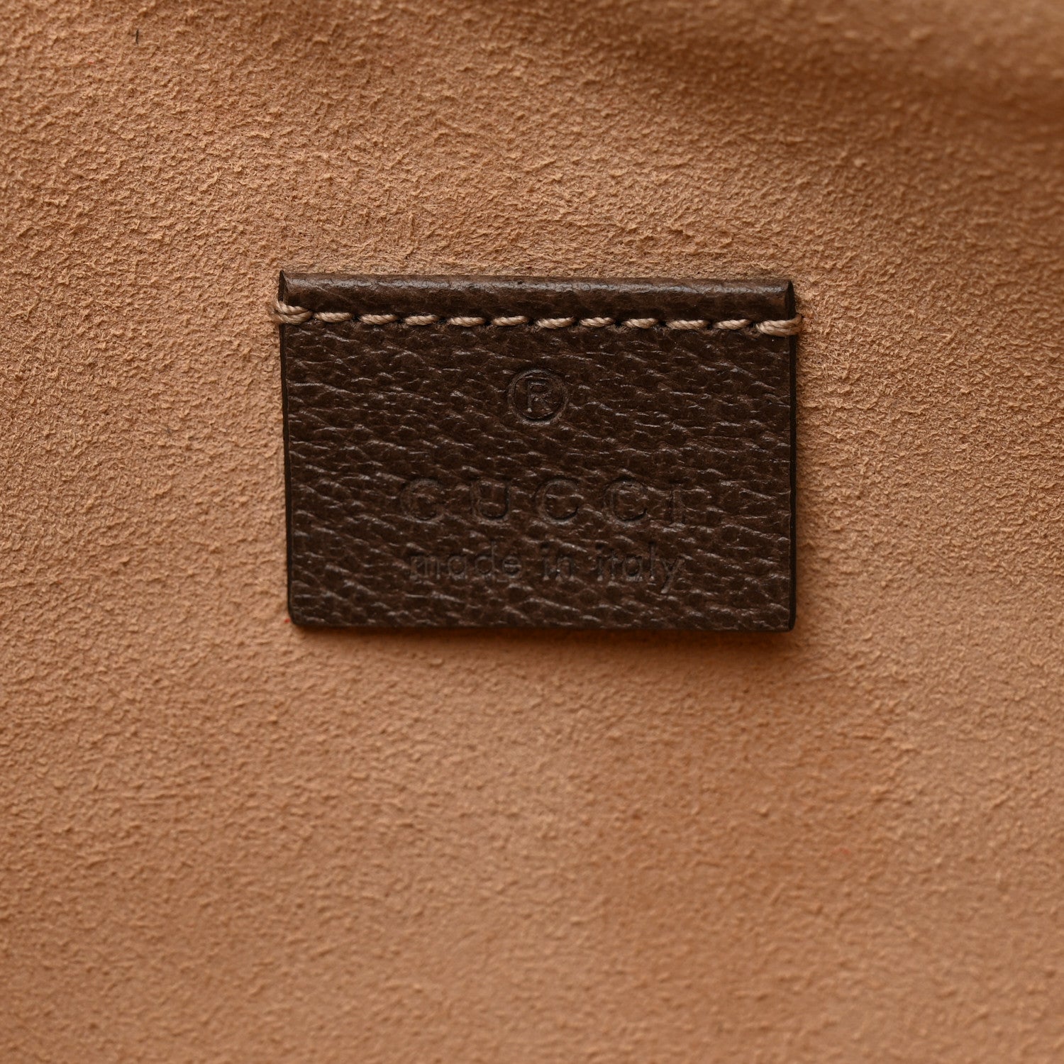 Gucci GG Supreme Monogram Large Ophidia Pouch Clutch Brown 6 of 10