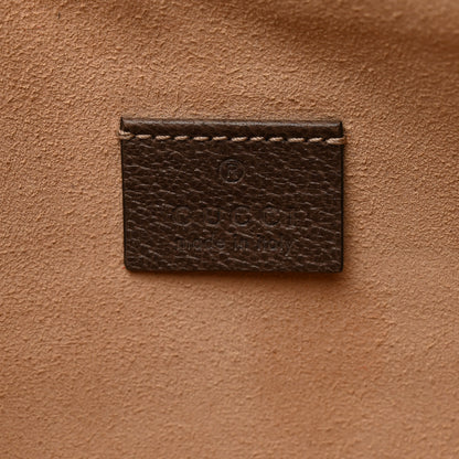Gucci GG Supreme Monogram Large Ophidia Pouch Clutch Brown 6 of 10