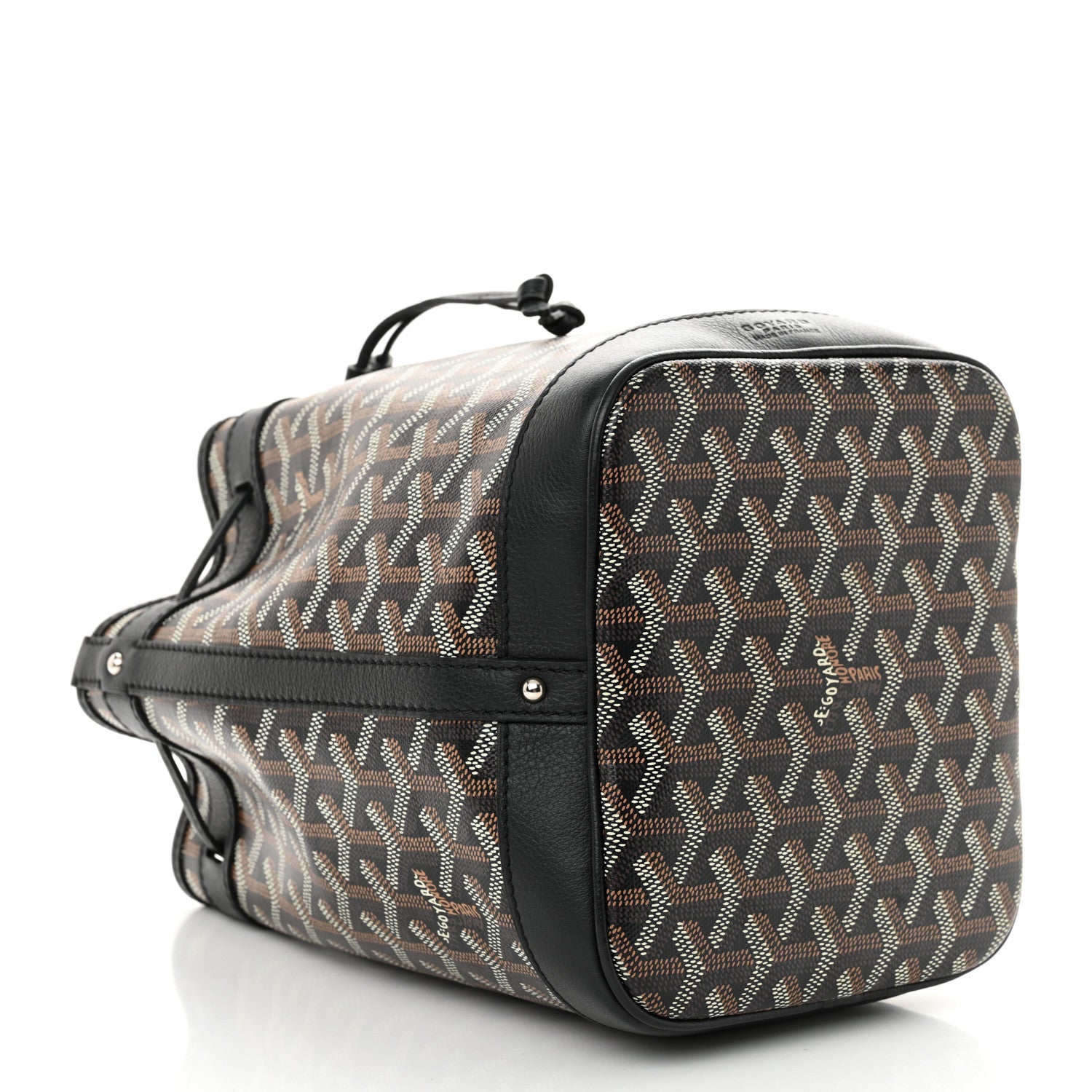 Goyard ブラック バケットバッグ Goyard Goyardine Petit Flot Bucket Bag PM Black 1740953 – FASHIONPHILE