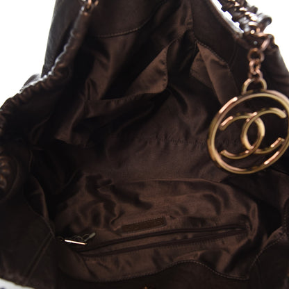 Chanel Metallic Calfskin Baby Coco Cabas Bronze 5 of 8