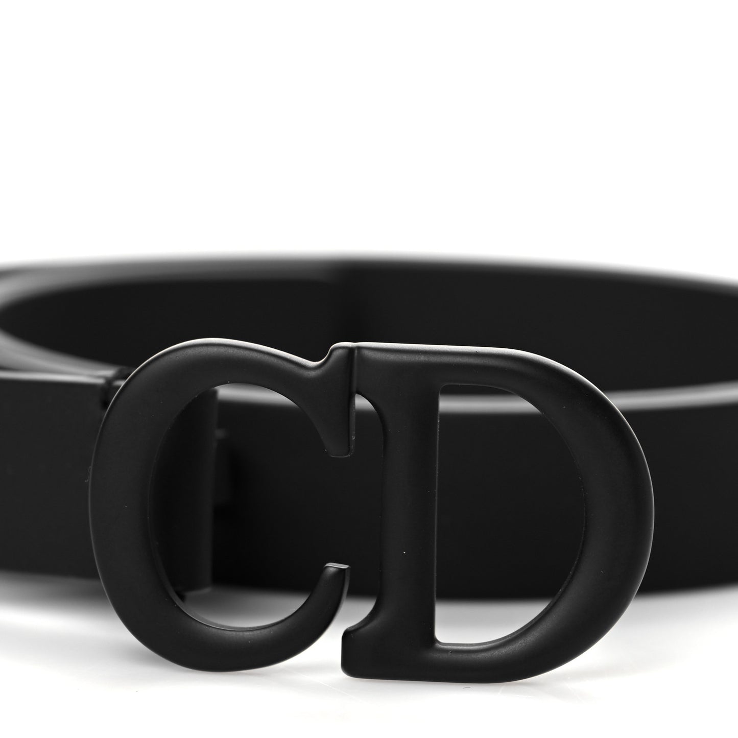 Calfskin Saddle Belt 75 Black